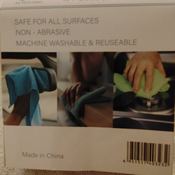 Microfiber Cleaning Cloths (8 in Pack) Brand New - Picture 1 of 8
